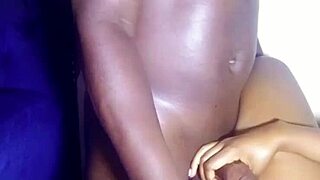 Brown Ebony Rides Neighbor Mercilessly Wet Pussy Home Fuck!