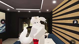 Fox Girl Bent Over Rough Doggystyle Pounding Cumshot