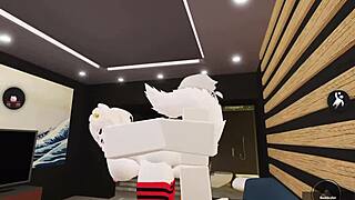 Fox Girl Bent Over Rough Doggystyle Pounding Cumshot