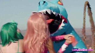 cosplay girlfriends!! share.. dildo n cock at wild party orgy uh