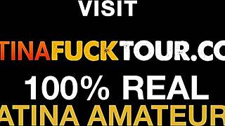 Big ass skinny colombian amateur rides big white cock reverse cowgirl sloppy!