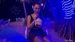 Hot Milf's Dirty Footjob Makes Stranger Cum on Her Feet