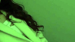 teasing japanese milf's huge natural tits bounce during outdoor monster sex