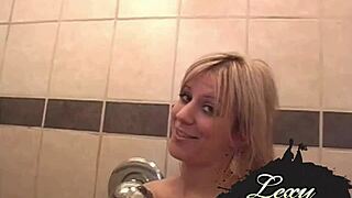 Lexy lohan showers rubbing natural tits and pussy