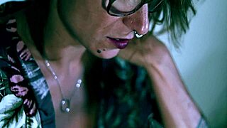 Hot fantasy milf licks pussy then swallows cum in mouth