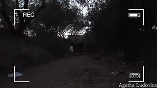 halloween special: curvy latina bbw licks pierced nipples and squirts wildly 😈👻