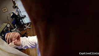 BACKSTAGE JAIL BITCHES IN LATEX HANDCUFFS - DONNA LEIGH SPREADS TITS