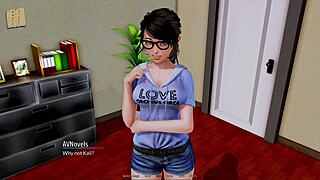 harem hotel 426 game scene unfolds in steamy hotel room