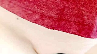 mature wife's huge wet pussy lips slide and grind