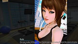 harem hotel 426 game scene unfolds in steamy hotel room