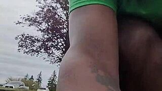 practicing indoor workout routine outdoors privately now 3