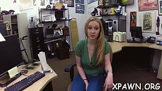 amateur with fine wazoo wins blowjob contest and rough pussy fill