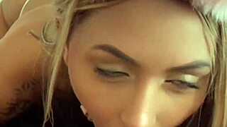 18YO Petite Blonde Latina Rims Then Rides Big Cock POV To Doggy Cum!