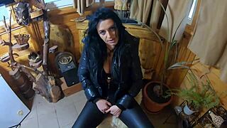 Milfycalla's fetish blowjobs and rough sex in sexy fur coats compilation preview