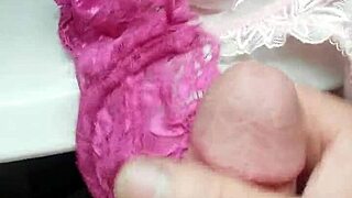 i stroke my cock while wearing this sexy bra