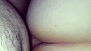 POV doggystyle pounding fat BBW wife's bent over curves