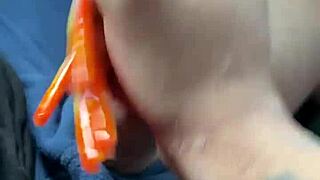 uber driver got so horny watching me kiss boyfriend she flashed pierced hairy pussy