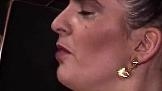 Mature brunette wife fingered ass pussy fucked cumshot stockings corset?