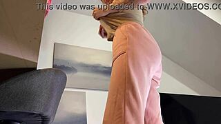 Redhead college coed's miniskirt try-on turns porn casting wild