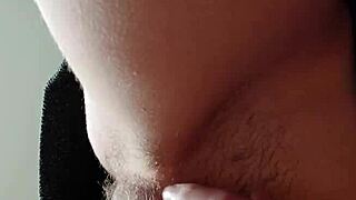 i rub my hairy pussy hard till intense orgasm