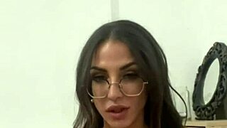 Medusa's Big Dildo Blowjob Titjob Leads to Gushing Orgasm!