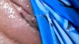 horny stepdaughter begs ass massage before bed with wife