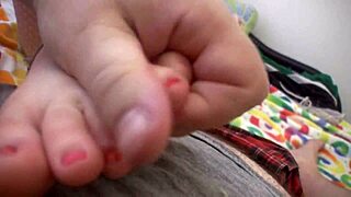 genevive rips fishnets grinds cock gets deep sensual massage pov