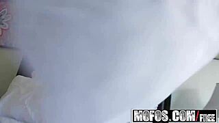 tattooed anna deville wakes for MORNING ANAL with boyfriend in threesome