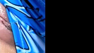 horny stepdaughter begs ass massage before bed with wife