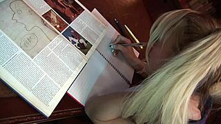 Stacey Saran milf creams on Paul Chaplin's huge cock