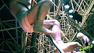 spanish lesbian holiday party heats up erotically in barcelona salon