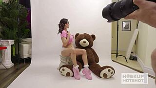 bts aviana violet begs bryan gozzling for sloppy rough whore sex?