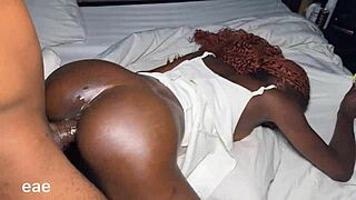 feels so good getting aggressive fucked by huge black cock