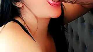 married asian wife sneaks black cock blowjob behind hubby's back