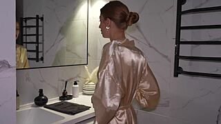 soap slips on tattooed skin as monster cock goes deeper rough