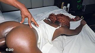 feels so good getting aggressive fucked by huge black cock