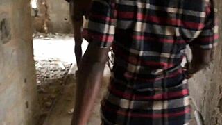 this sneaky slut neighbor kept teasing so i spanked fucked her outside