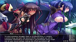 heading into the massage parlor, taimanin yukikaze starts her steamy scene part 1 with intense vibes building up