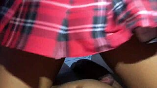 Prostitute student's fat ass bounces and grinds hard on thick cock