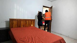 This cock-crazy neighbor in lingerie vibes her pretty pussy silly with huge toy