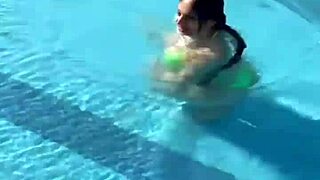 wanna see lana rose's big tits nipples poking thru bikini?