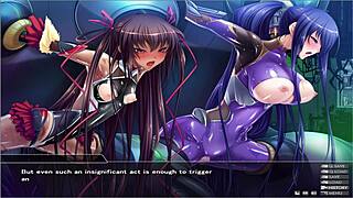 heading into the massage parlor, taimanin yukikaze starts her steamy scene part 1 with intense vibes building up