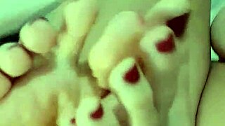 Spanish Feet Fetish Worships Huge Clit Pussy Lips