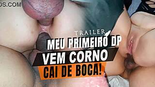trailer minha primeira dp arrombada cuckold corno cristina almeida bareback rimjob