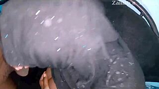 Hot milf next door deepthroats big black cock in homemade first time neighbor roleplay with big natural tits and pussy sex