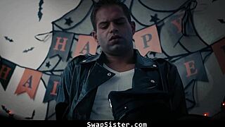 stepsisters serena santos leana lovings ouija game turns 4some fuck swap