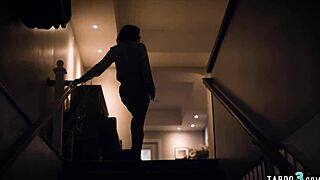 paranoid wife jumps into ffm threesome with hubby and babysitter for wild fun