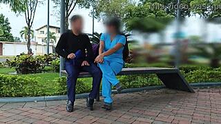 damn shame on that mexican nurse secretary inviting patients home for wild fucks