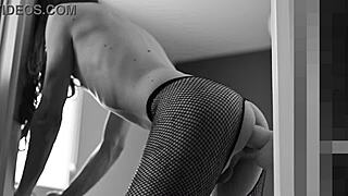 Huge Anal Dildo Stretches Me Standing Wide Open