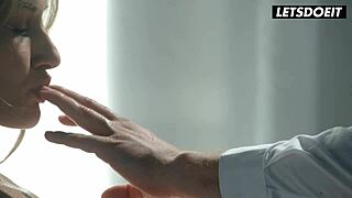 Tiffany Tatum Bound in Hot Bondage Spooning Pussy Lick with Kristof Cale